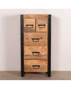 Ladekastje mangohout 55 cm breed.