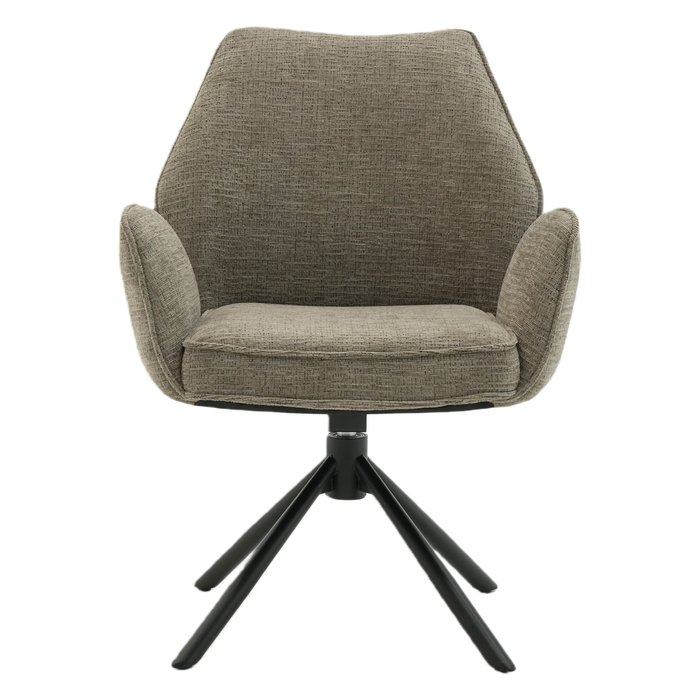 Eetkamerstoel Vince draaibaar 360° taupe - foto 2