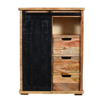 Mangohouten ladekast 85 cm