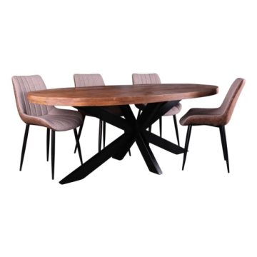 Eettafel ovaal 180cm mango