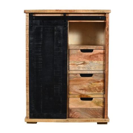 Mangohouten ladekast 85 cm