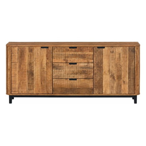 Dressoir Max 180 cm mangohout - vooraanzicht