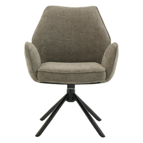 Eetkamerstoel Vince draaibaar 360° taupe - overzicht Eetkamerstoel Vince draaibaar 360° taupe - overzicht