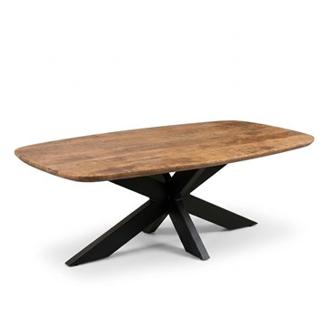 Salontafel Deens ovaal 130 cm.