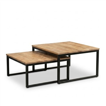 Salontafel set van twee mango