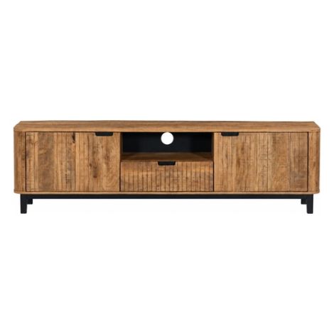 Tv meubel Max 160 cm mangohout - vooraanzicht