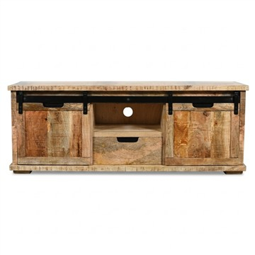Tv meubel mangohout 145 cm breed.